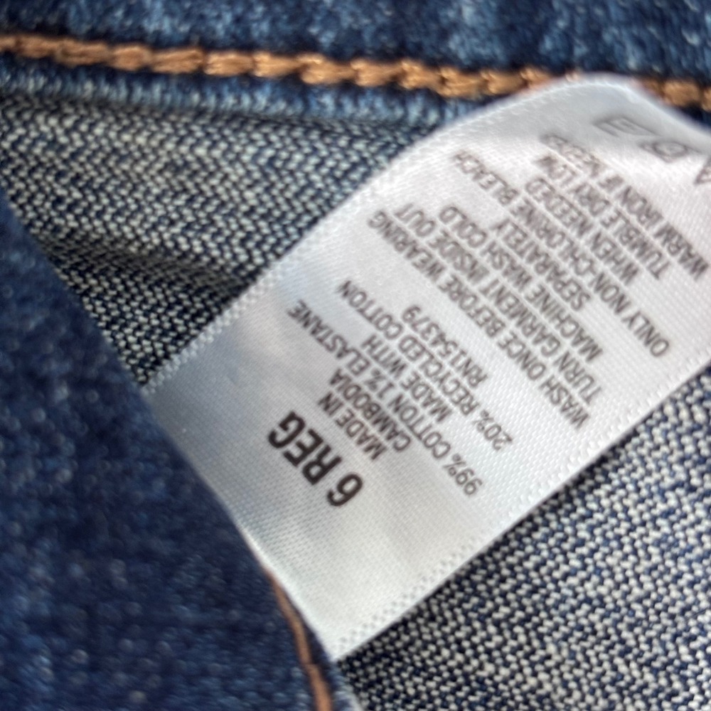 NWT Aeropostale Medium Wash Blue Denim High Rise Flare 5 Pocket Jeans Womens 6 - Picture 7 of 11